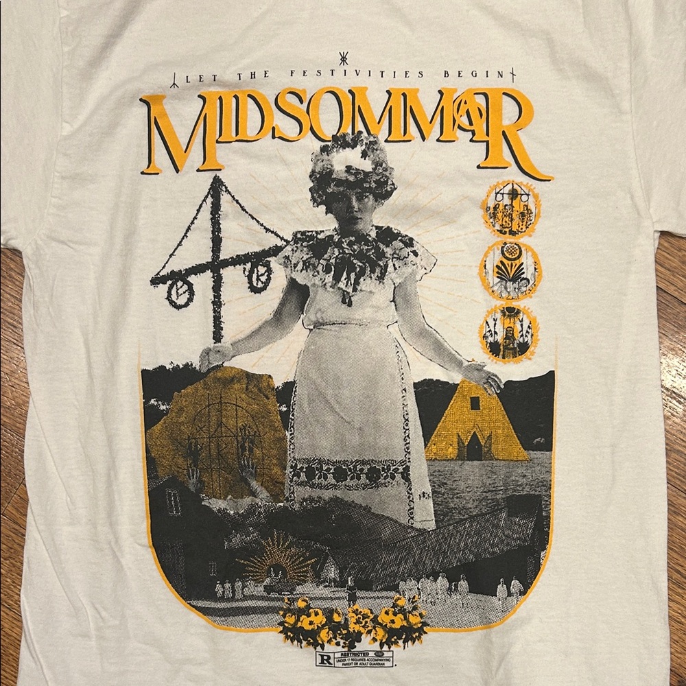 “Midsommar” A24 White Unisex Graphic T-Shirt - NWOT, Medium - Picture 3 of 9